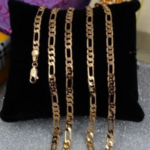 Colier placat aur clasic model unisex