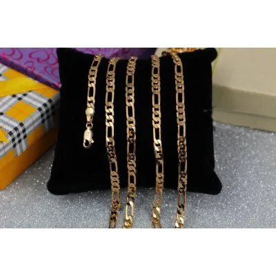 Colier placat aur clasic model unisex