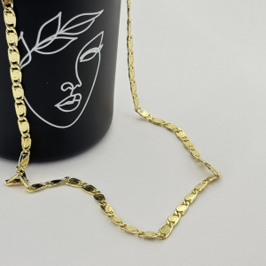 Colier placat aur galben 18k