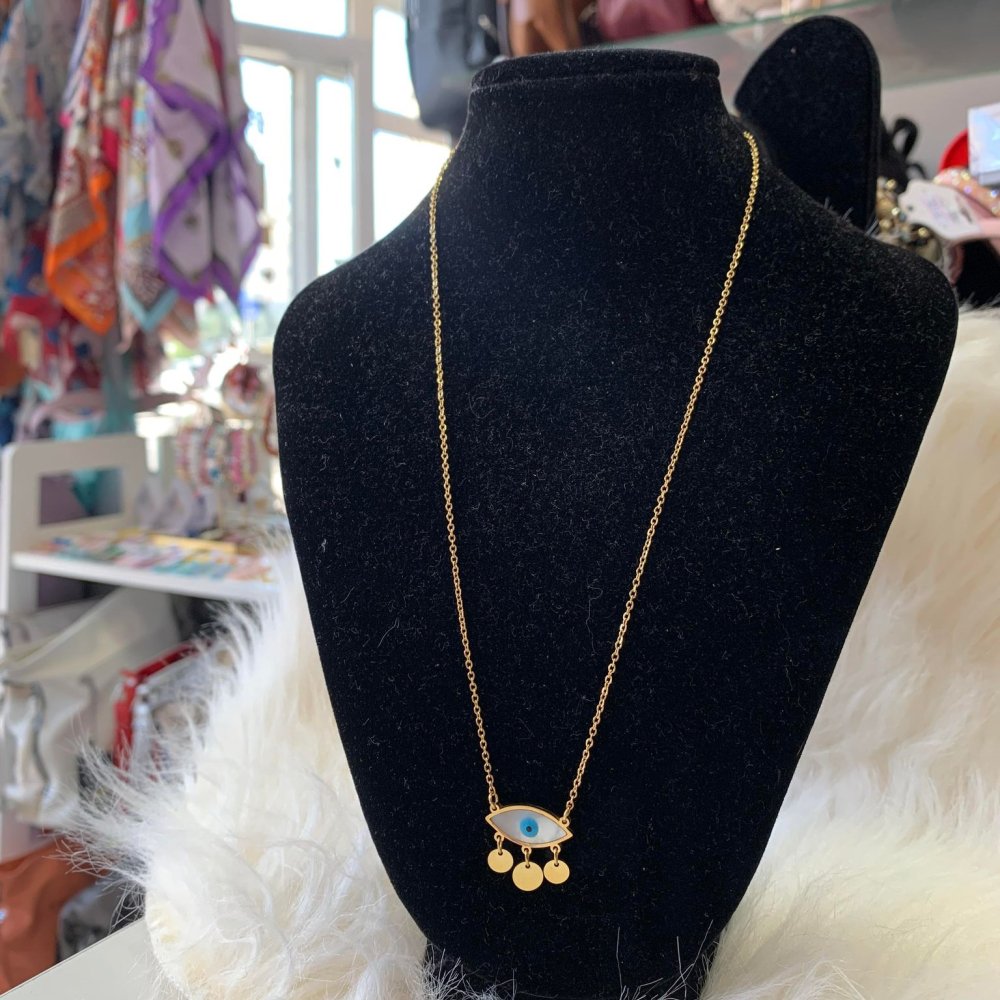 Colier placat aur 18k Ochiul lui Horus Colier placat aur 18k Ochiul lui Horus