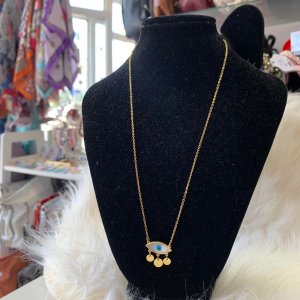 Colier placat aur 18k Ochiul lui Horus