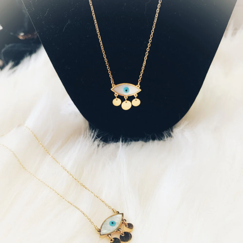Colier placat aur 18k Ochiul lui Horus Colier placat aur 18k Ochiul lui Horus