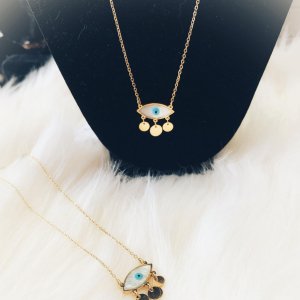 Colier placat aur 18k Ochiul lui Horus