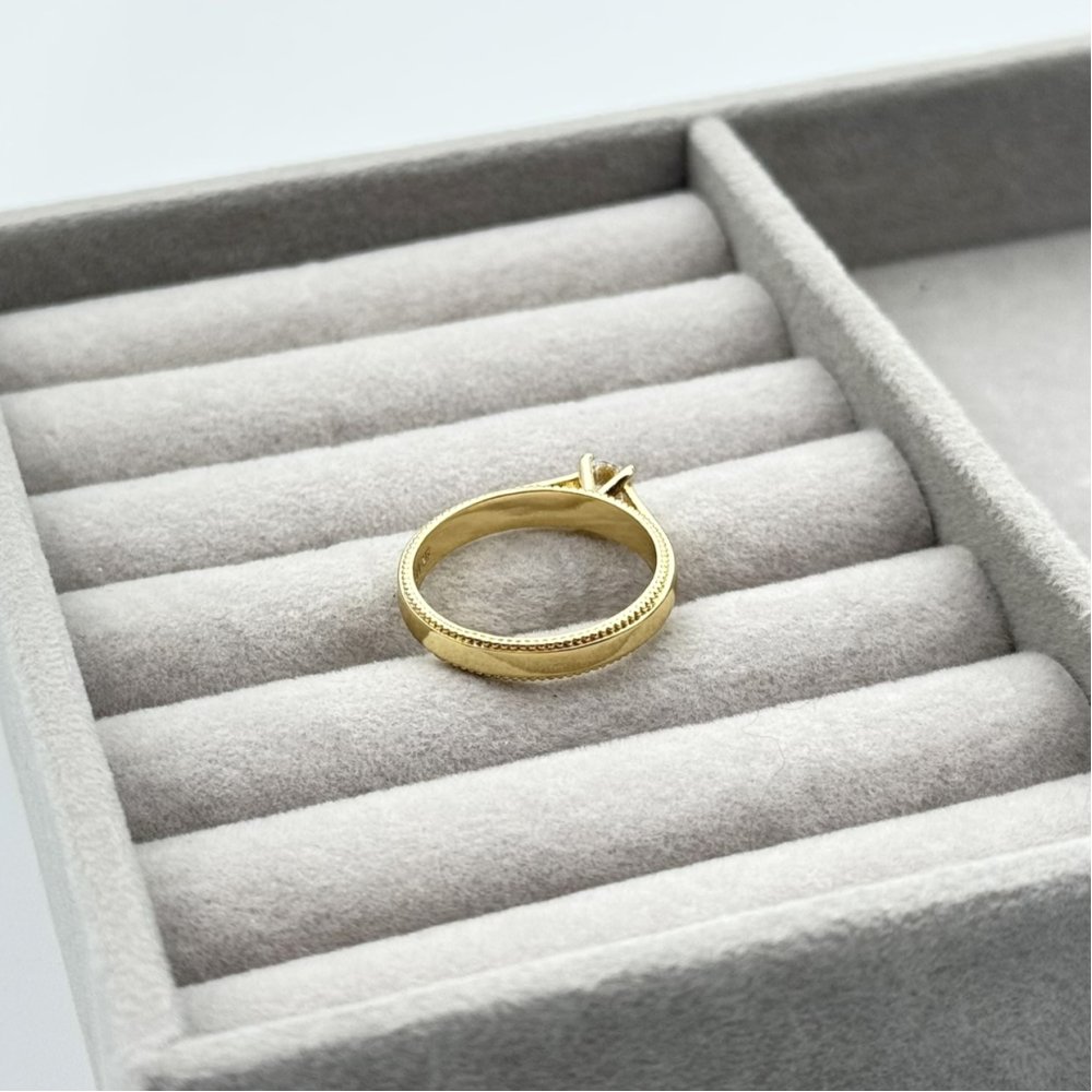 Inel placat aur 18 k elegant