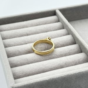 Inel placat aur 18 k elegant