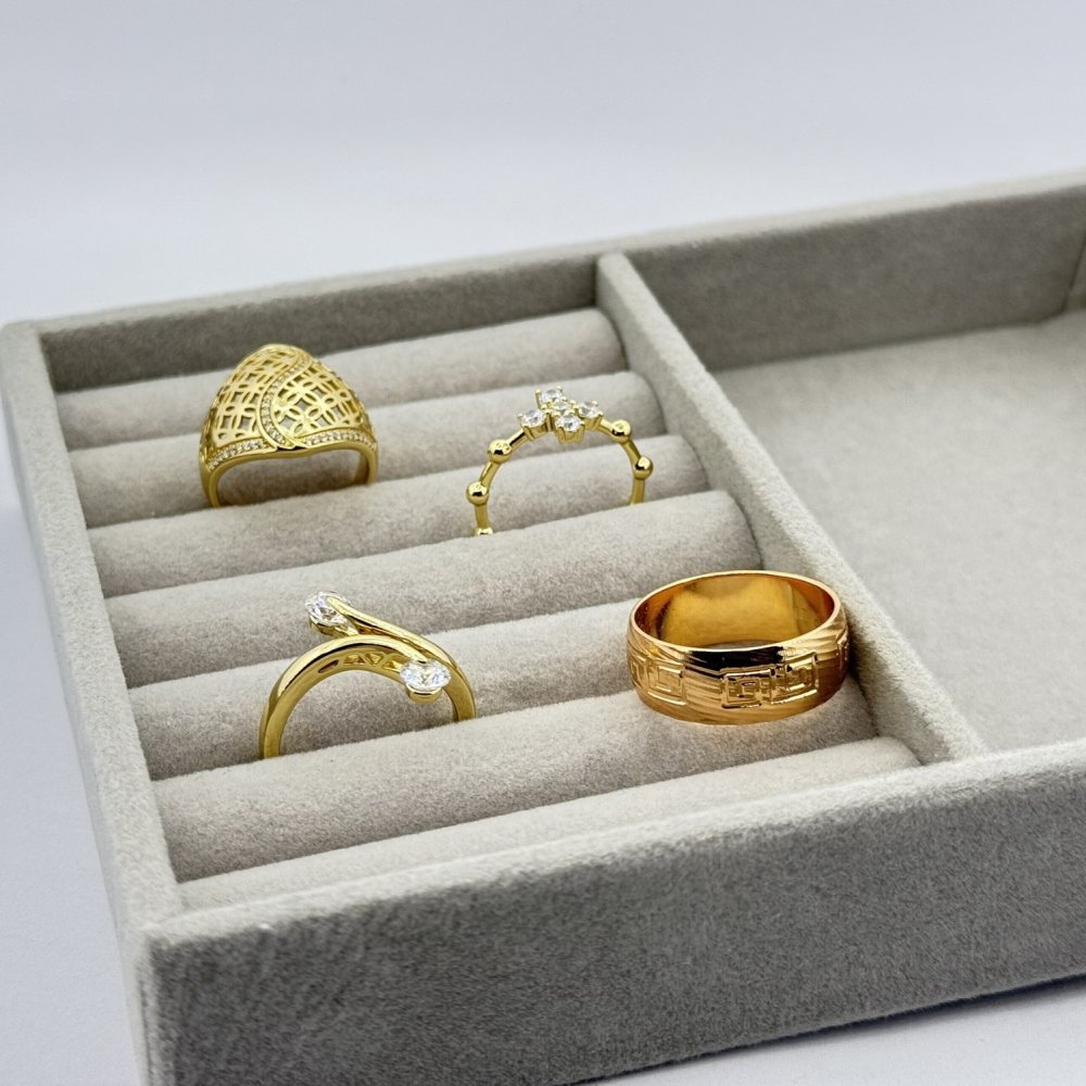 Inel placat aur 18k cristale stralucitoare