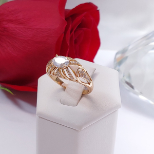 Inel placat aur 18k cristale Zirconia