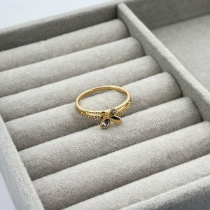 Inel placat aur 18k cu fluture Inel placat aur 18k cu fluture