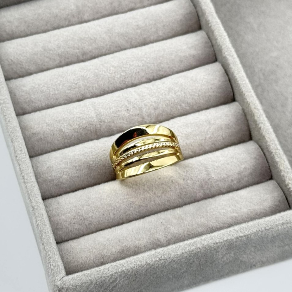 Inel placat aur 18k Inel placat aur 18k