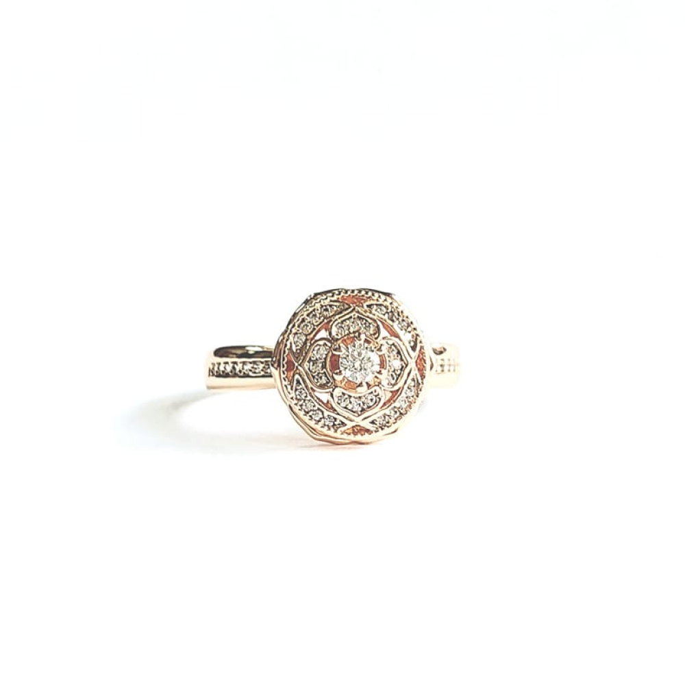 Inel placat aur 18k elegant