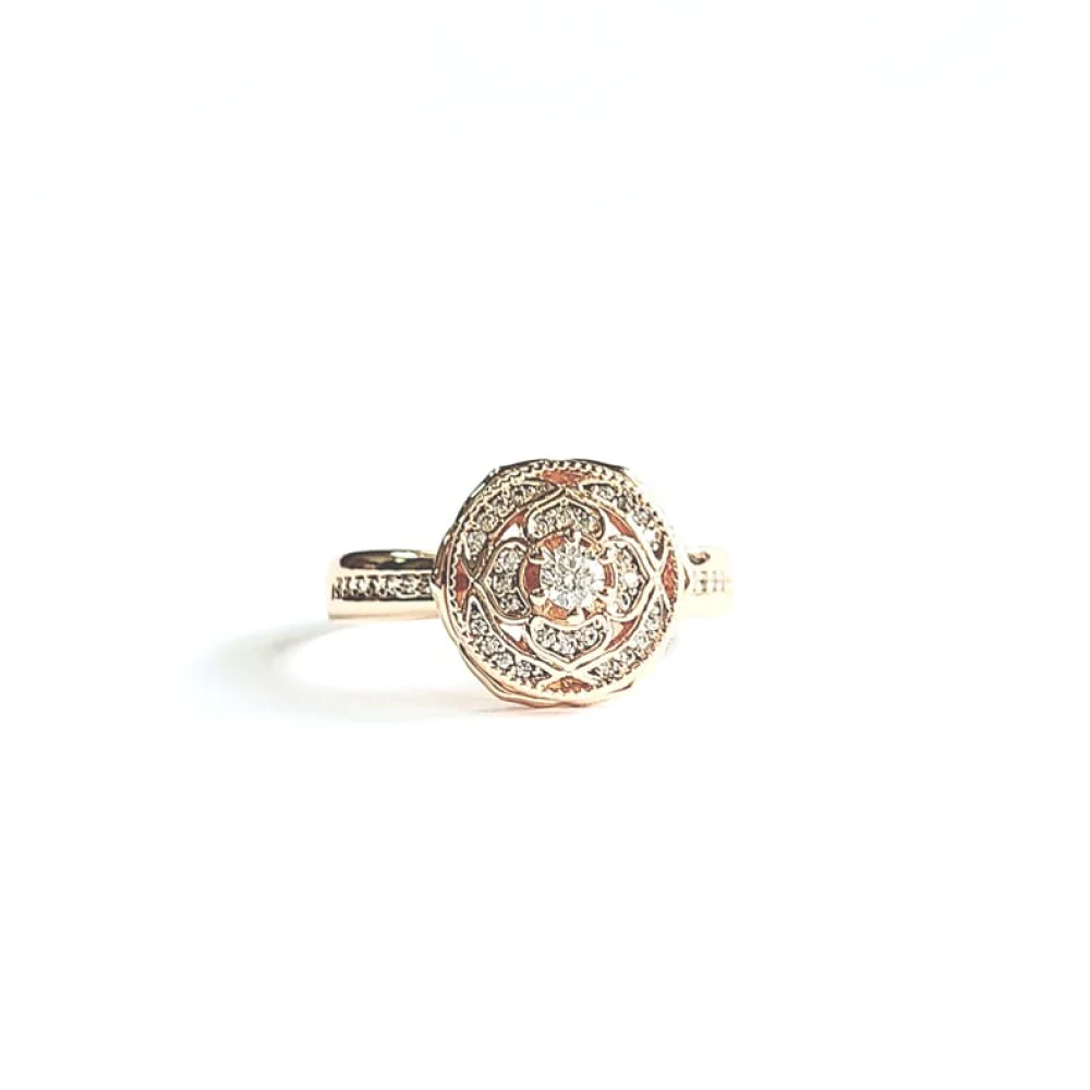 Inel placat aur 18k elegant Inel placat aur 18k elegant