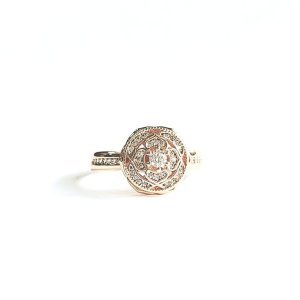 Inel placat aur 18k elegant