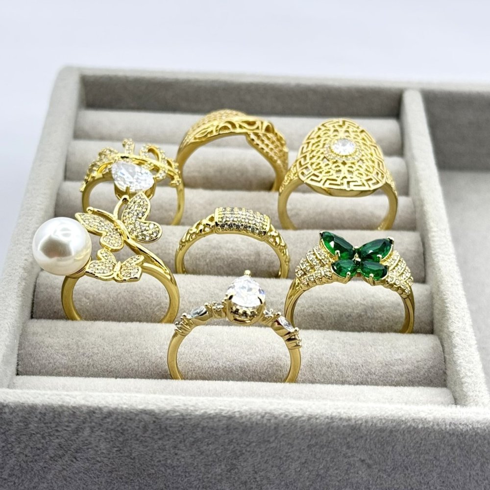 Inel placat aur 18k elegant Inel placat aur 18k elegant