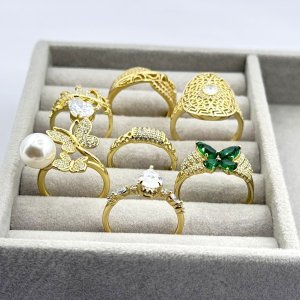 Inel placat aur 18k elegant Inel placat aur 18k elegant