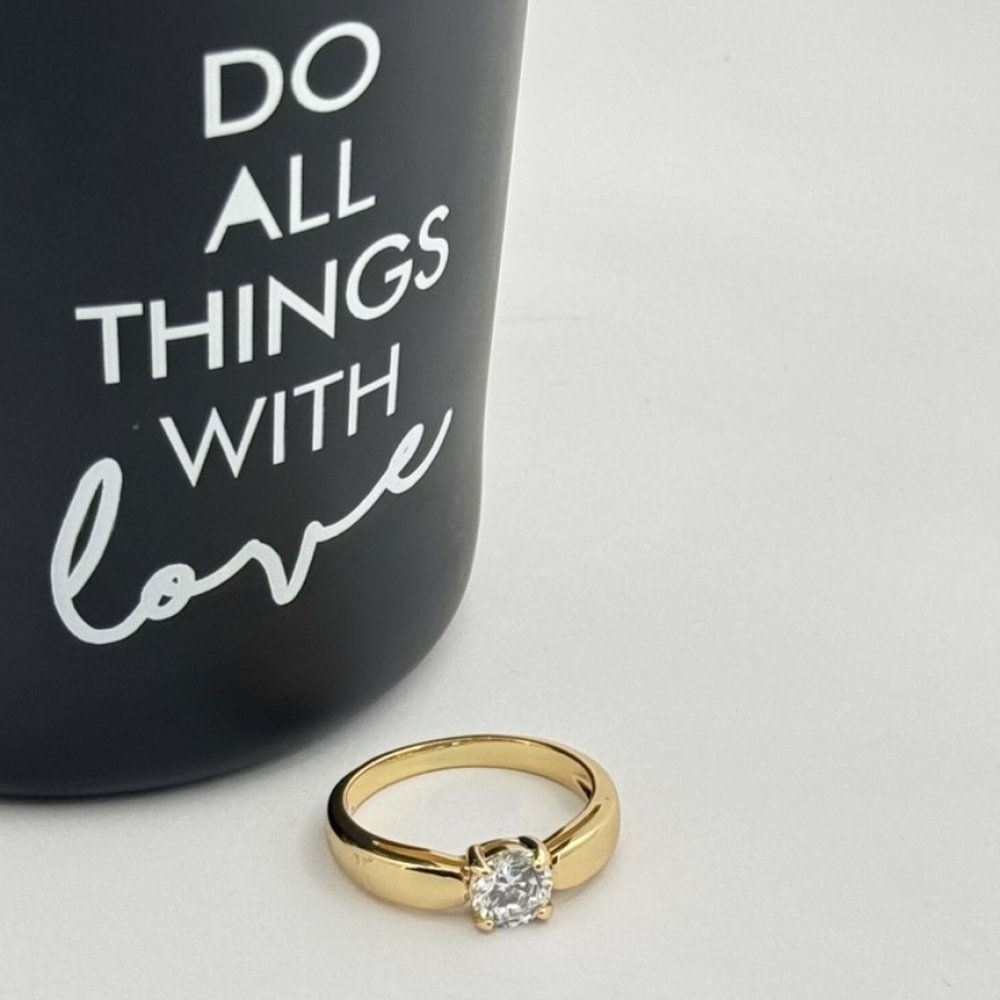 Inel placat aur 18k elegant