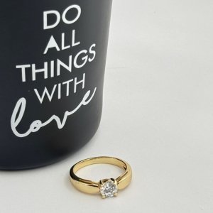 Inel placat aur 18k elegant