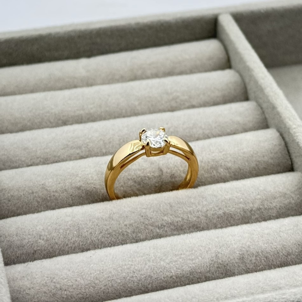 Inel placat aur 18k elegant