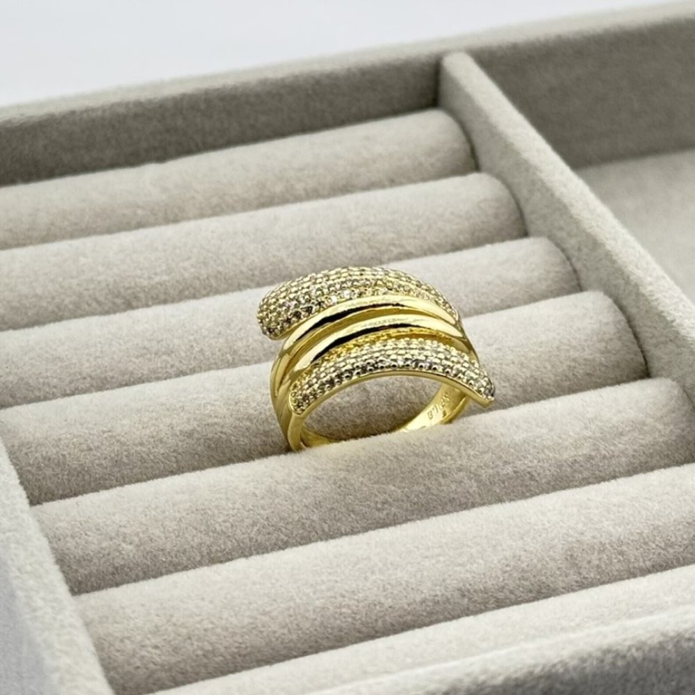 Inel placat aur 18k elegant