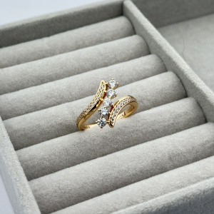 Inel placat aur 18k elegant Inel placat aur 18k elegant