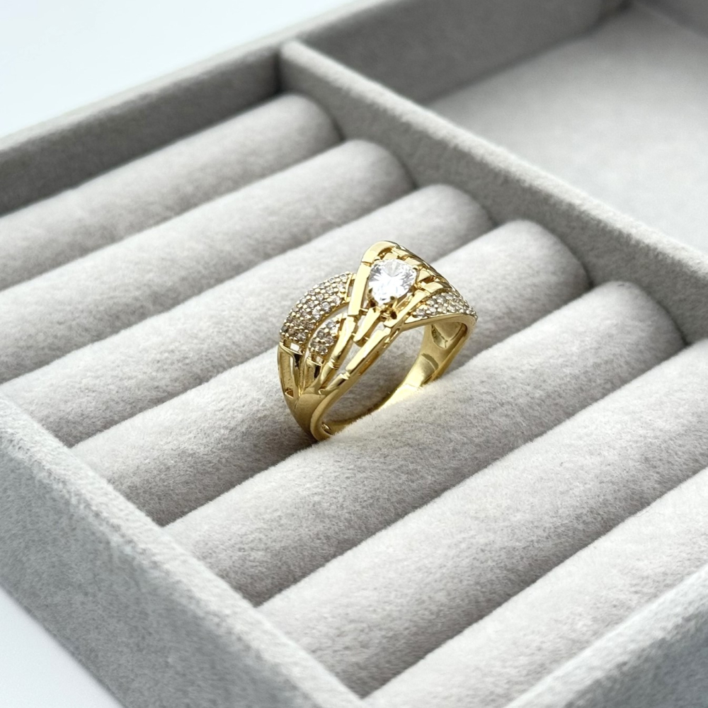Inel placat aur 18k Inel placat aur 18k