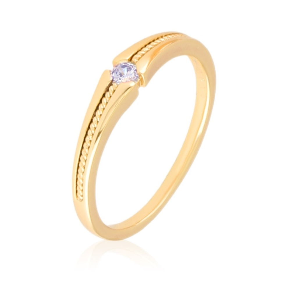 Inel placat aur 18k fin