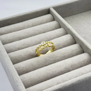 Inel placat aur 18k fin