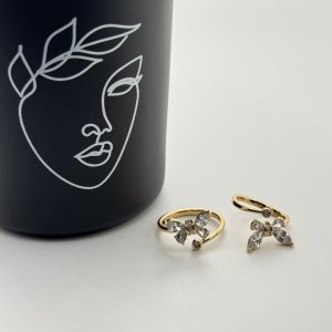 Inel placat aur 18k fluture