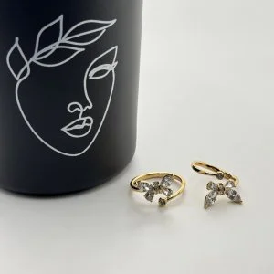Inel placat aur 18k fluture