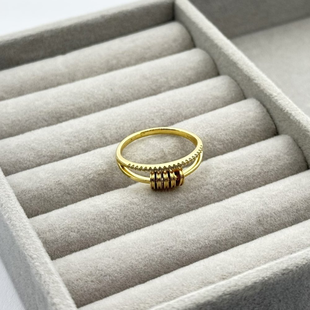 Inel placat aur 18k galben Inel placat aur 18k galben