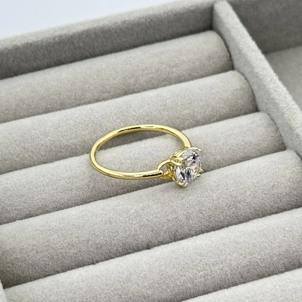 Inel placat aur 18k galben Inel placat aur 18k galben
