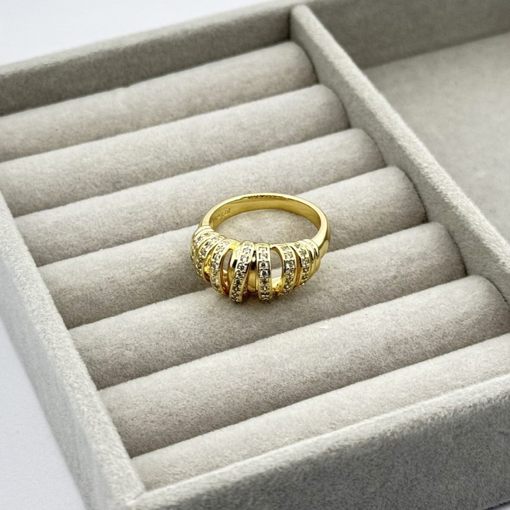Inel placat aur 18k galben