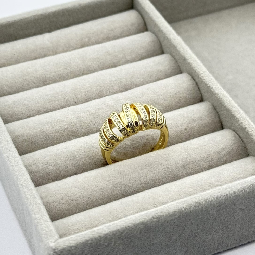Inel placat aur 18k galben