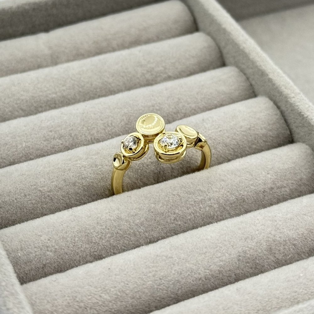 Inel placat aur 18k galben