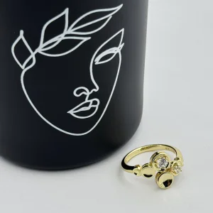 Inel placat aur 18k galben