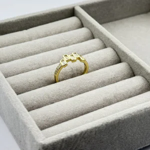 Inel placat aur 18k galben Inel placat aur 18k galben