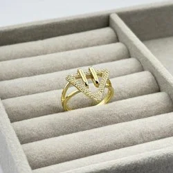 Inel placat aur 18k