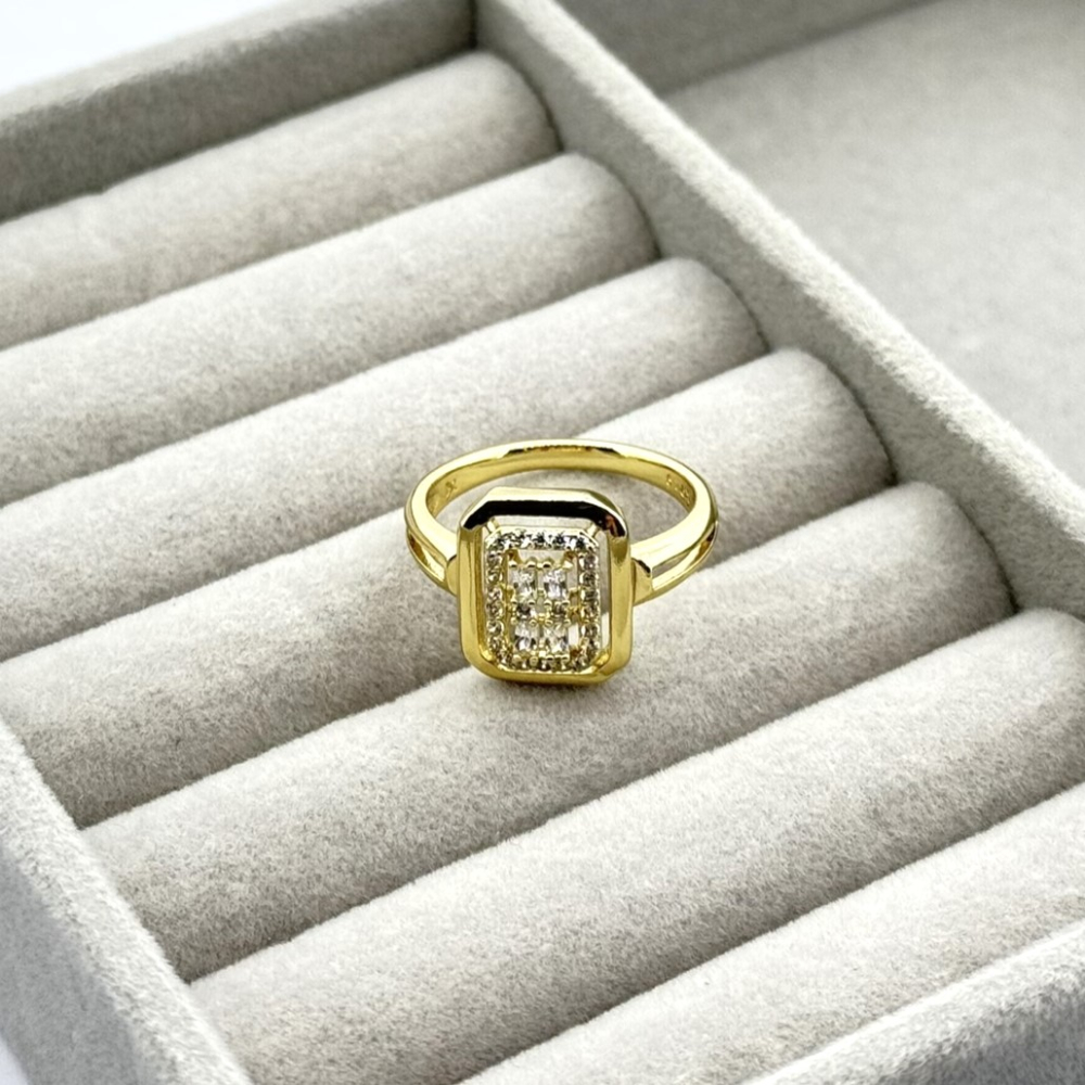 Inel placat aur 18k Inel placat aur 18k