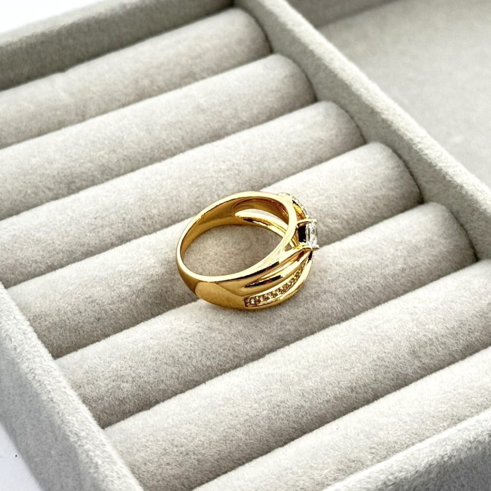 Inel placat aur 18k Inel placat aur 18k