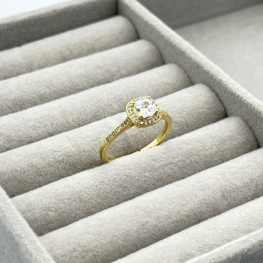 Inel placat aur 18k Inel placat aur 18k