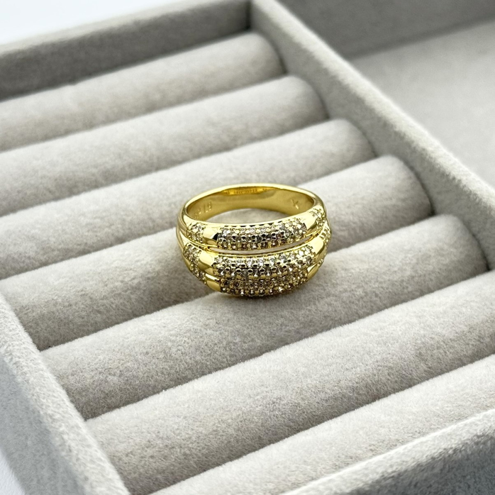 Inel placat aur 18k
