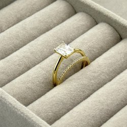 Inel placat aur 18k