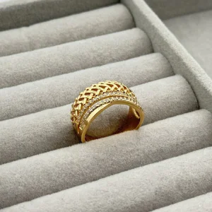 Inel placat aur 18k lat