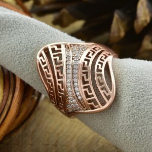 Inel placat aur 18k mare