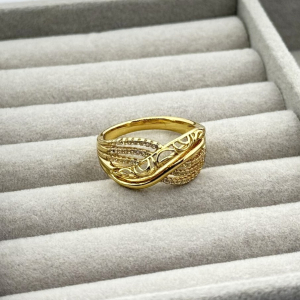 Inel placat aur 18k mare