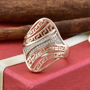 Inel placat aur 18k mare
