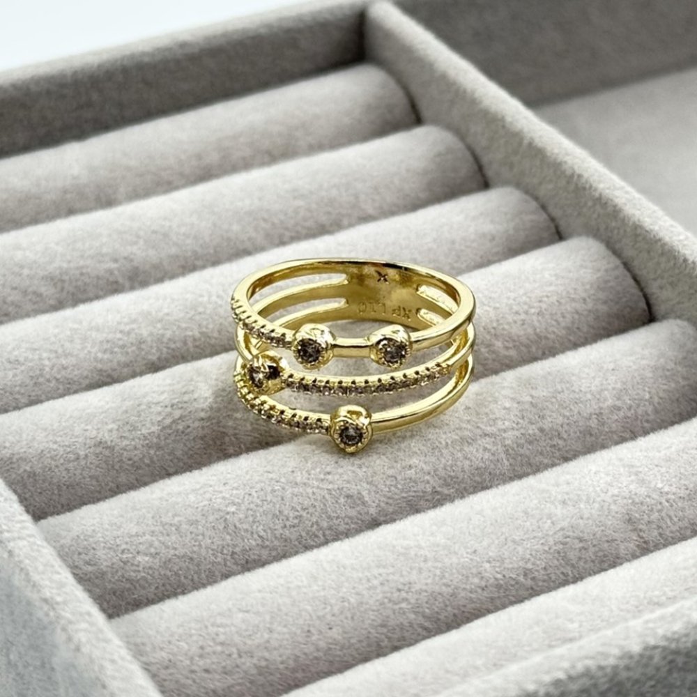 Inel placat aur 18k Inel placat aur 18k