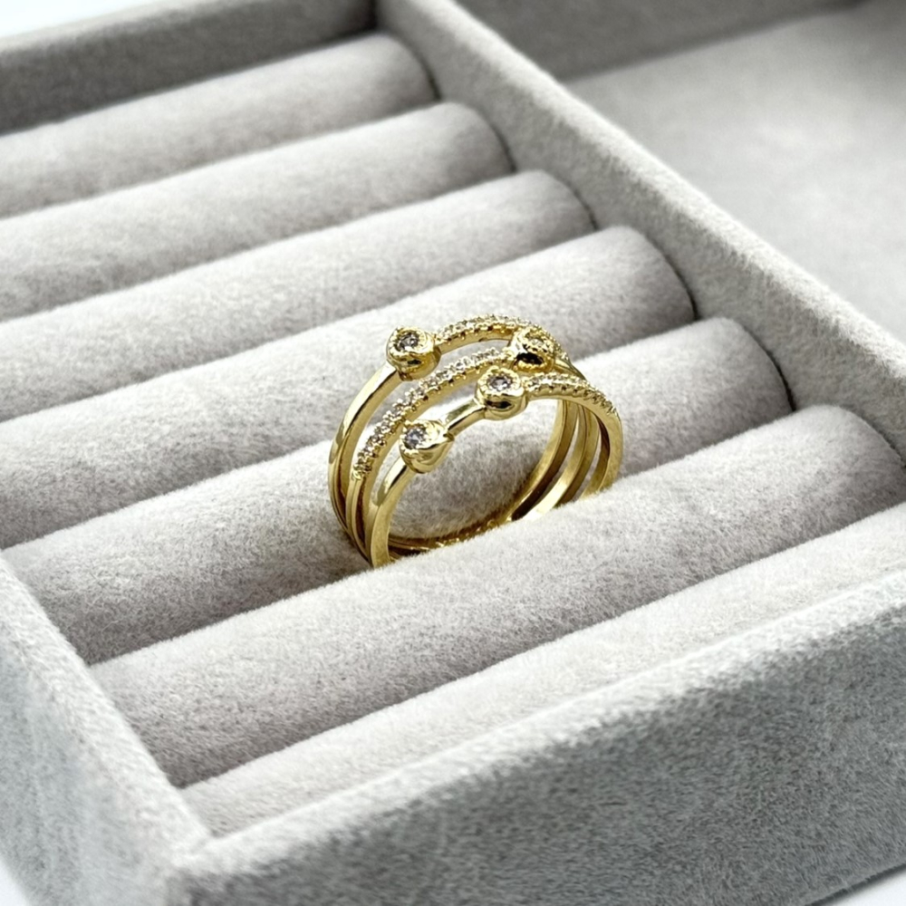 Inel placat aur 18k Inel placat aur 18k