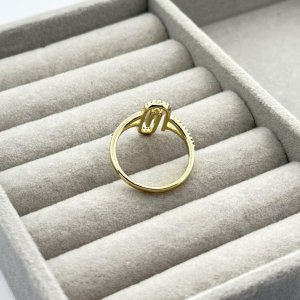 Inel placat aur 18k model lung Inel placat aur 18k model lung