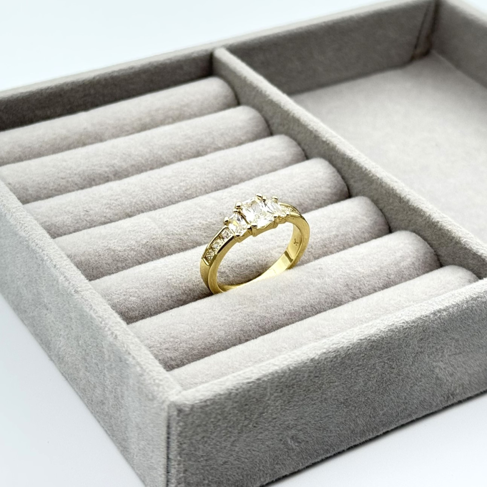Inel placat aur 18k modern Inel placat aur 18k modern