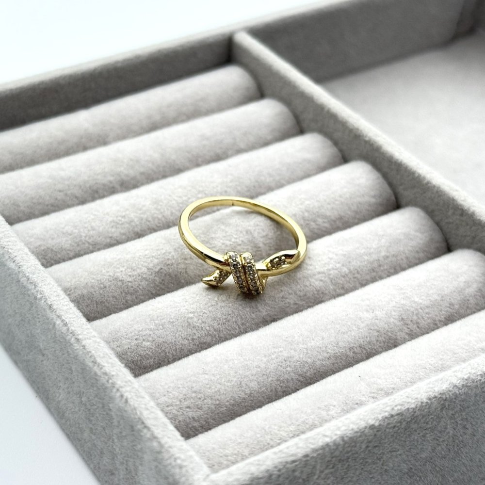 Inel placat aur 18k modern